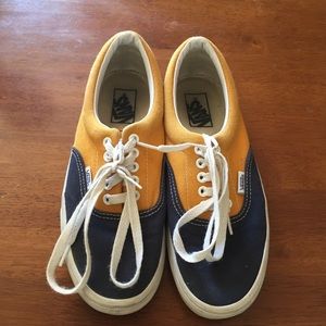 Blue & Yellow Vans!